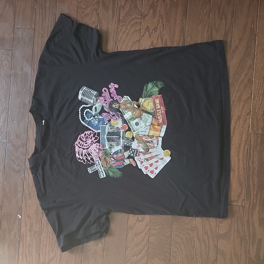 2 for $25 Hustle Gang Black Tee